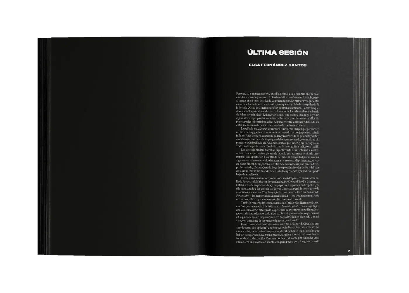 Javier Campano. Última sesión, spread 3