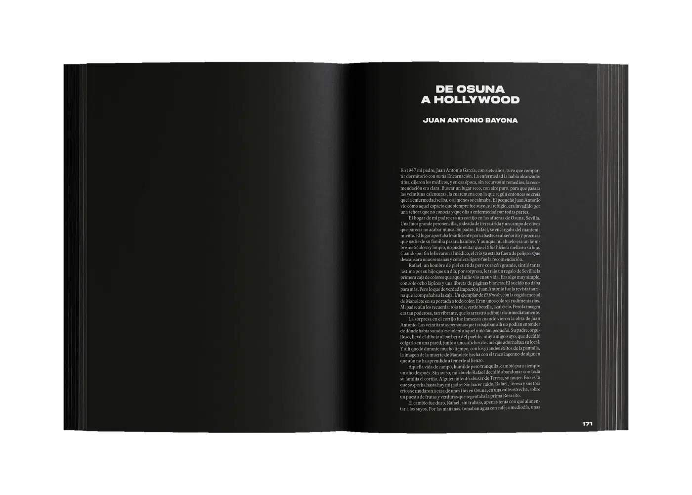 Javier Campano. Última sesión, spread 14