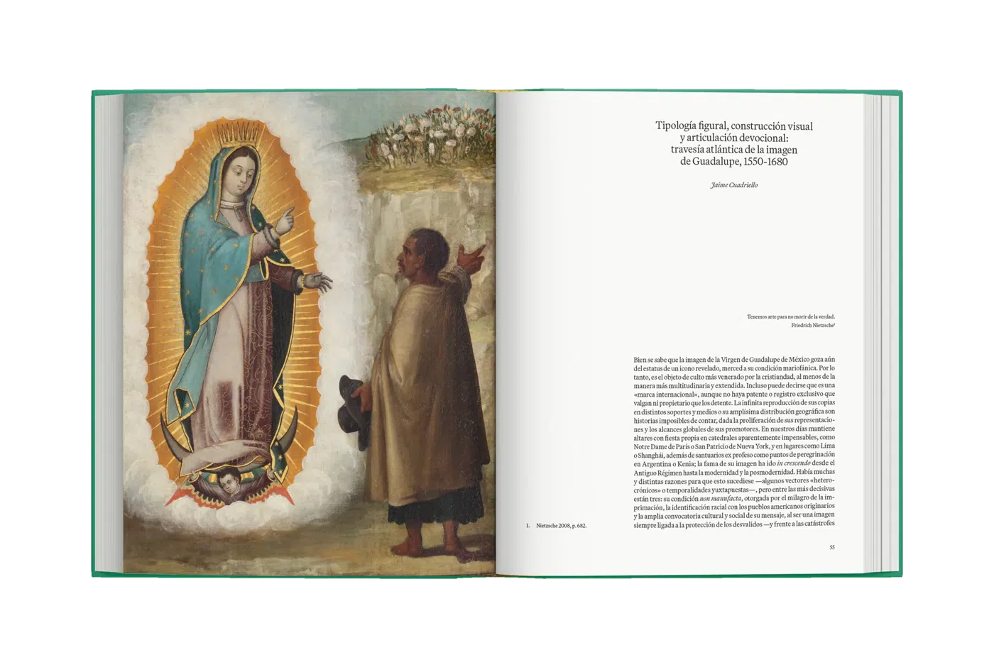 Tan lejos, tan cerca. Guadalupe de México en España, spread 4