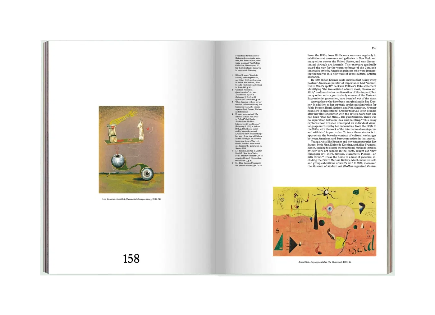 Miró y los Estados Unidos, spread 8