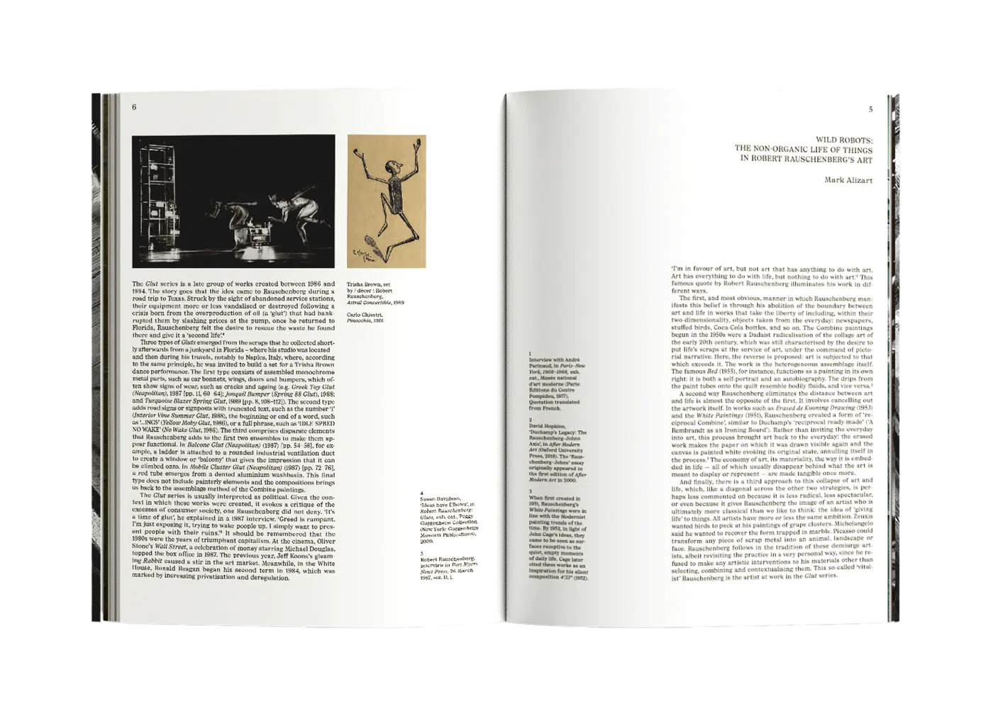 Robert Rauschenberg. Gluts, spread 3