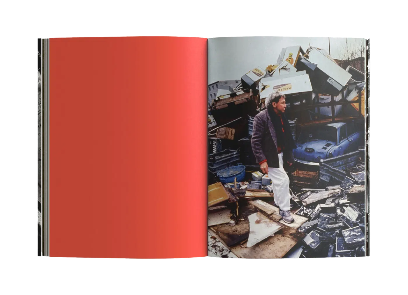 Robert Rauschenberg. Gluts, spread 4