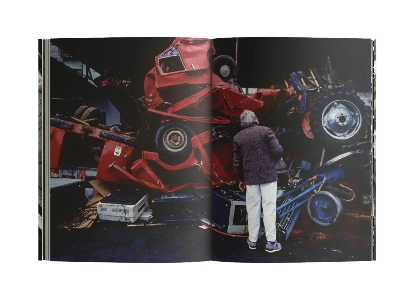 Robert Rauschenberg. Gluts, spread 5