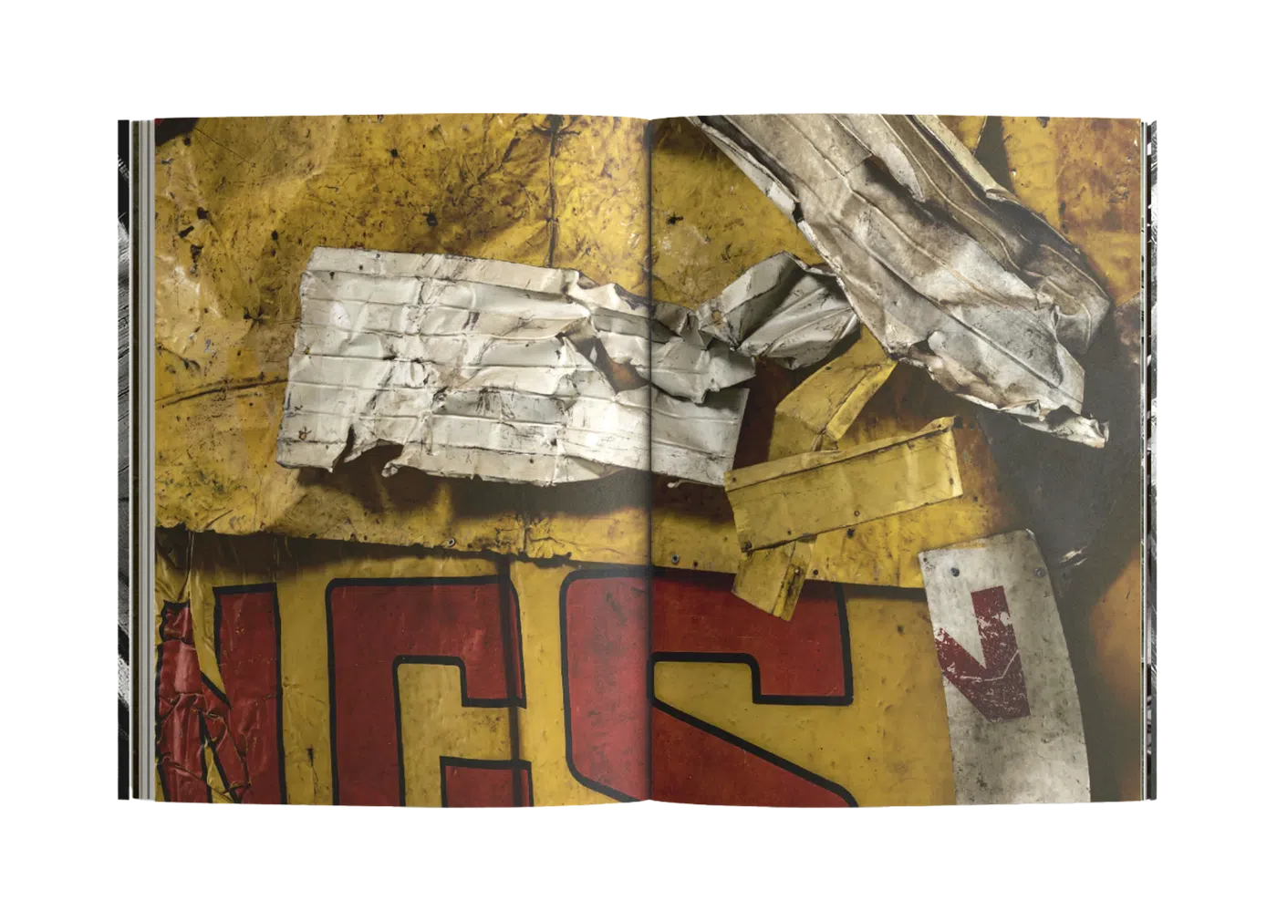 Robert Rauschenberg. Gluts, spread 8