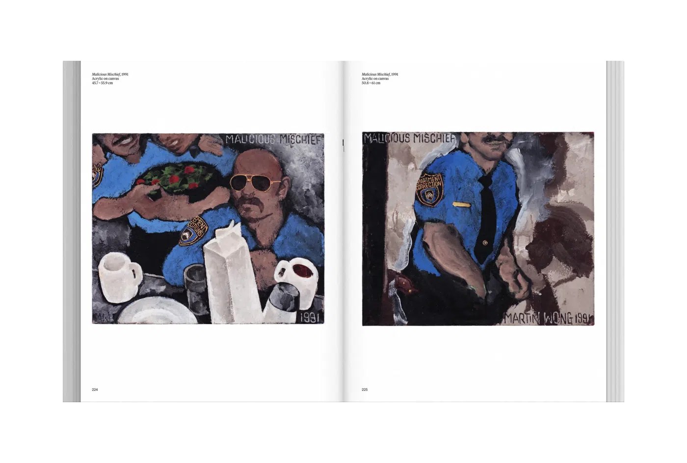 Martin Wong. Malicious Mischief, spread 9