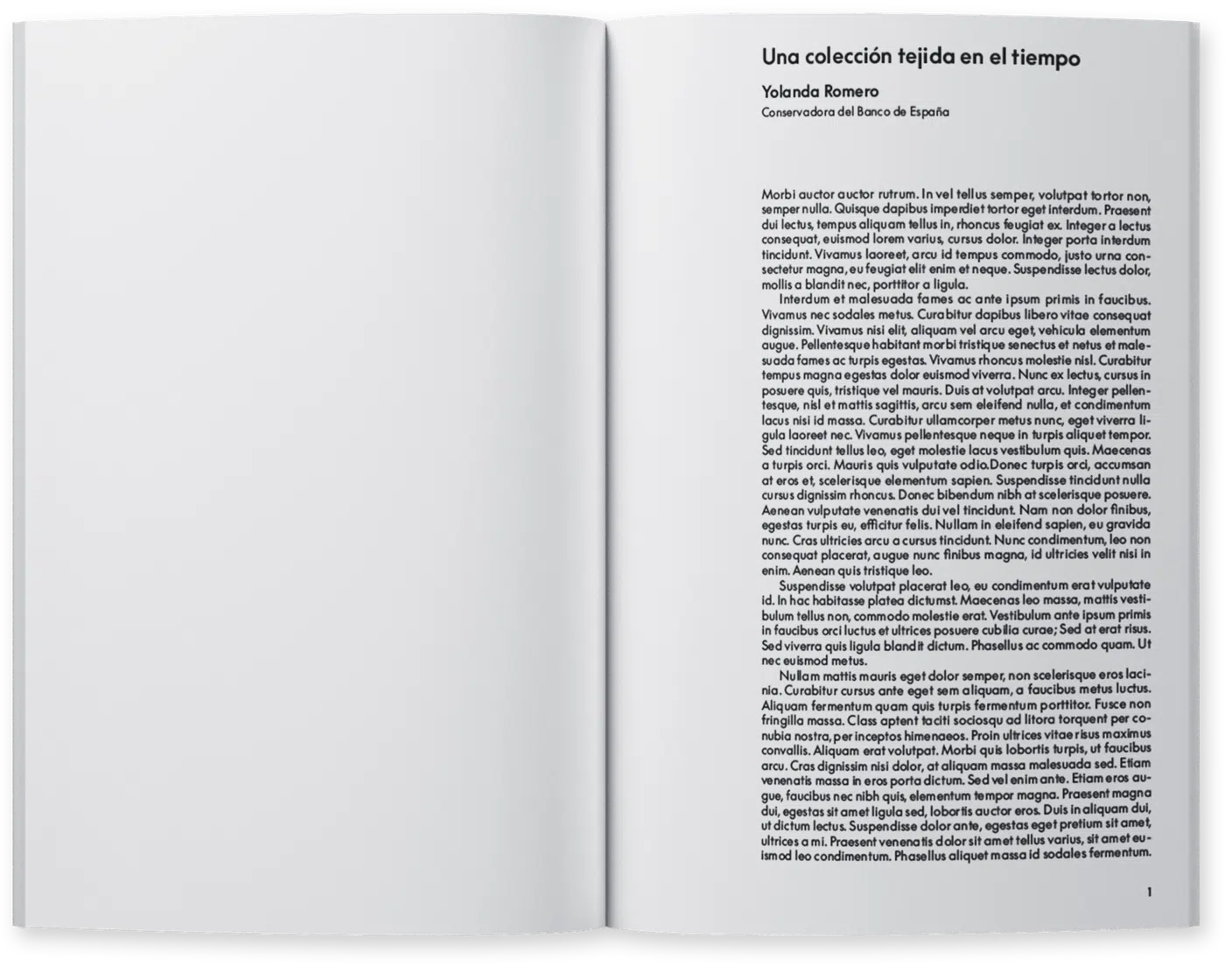 El plano flexible booklet spread