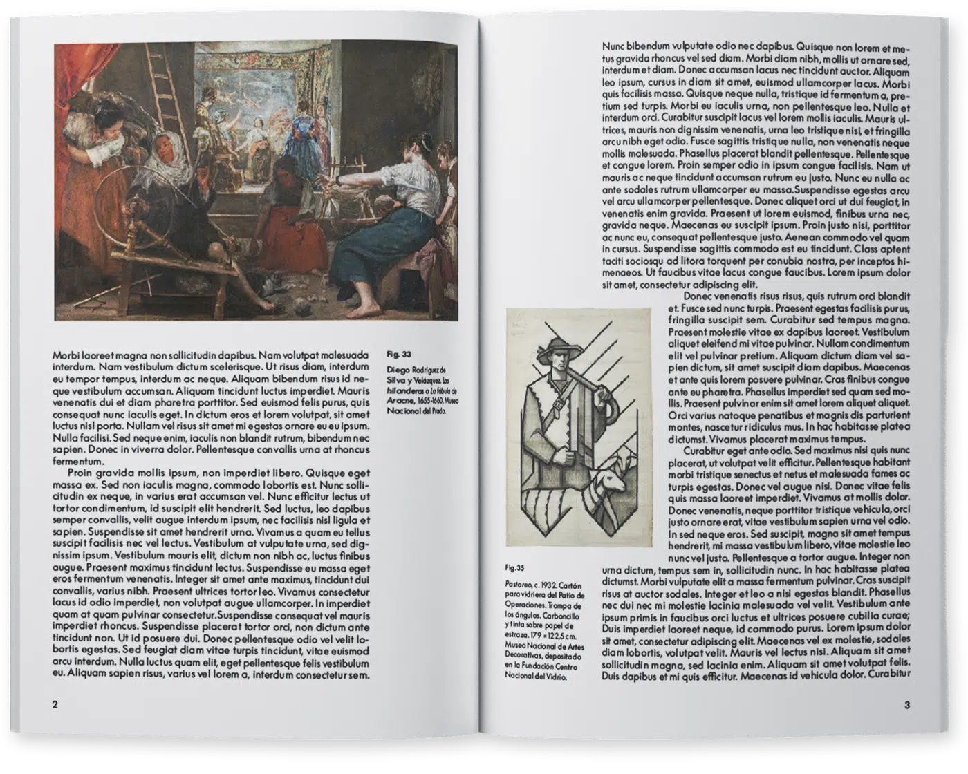 El plano flexible booklet spread