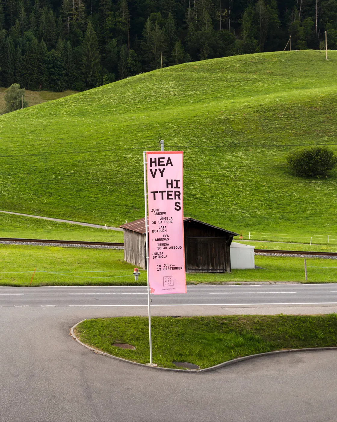 Heavy Hitters roadside flag